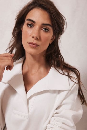 Mint velvet white store sweatshirt