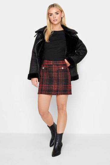 Lipsy tartan boucle mini skirt discount