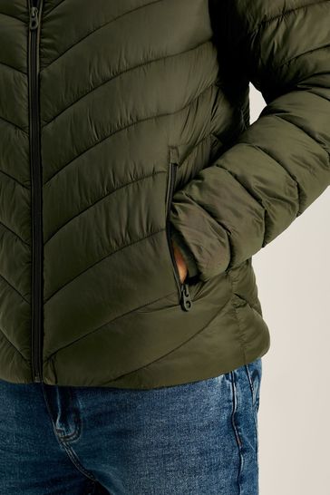 Buy Joules Garrett Green Showerproof Padded Jacket from Next USA