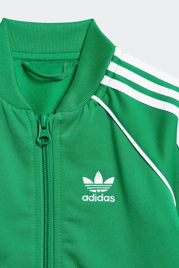 Adidas original tracksuit green new arrivals