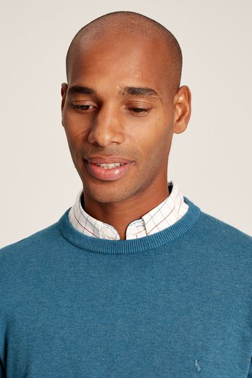 Buy Joules Jarvis Blue Crew Neck Knitted Jumper from Next USA