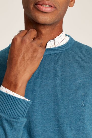 Buy Joules Jarvis Blue Crew Neck Knitted Jumper from Next USA