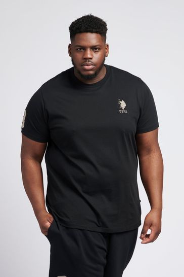 U.S. Polo Assn. Mens Big & Tall Player 3 Logo T-Shirt