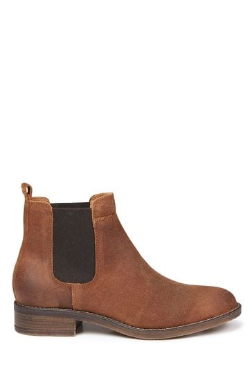 newham strappy nubuck chelsea boots