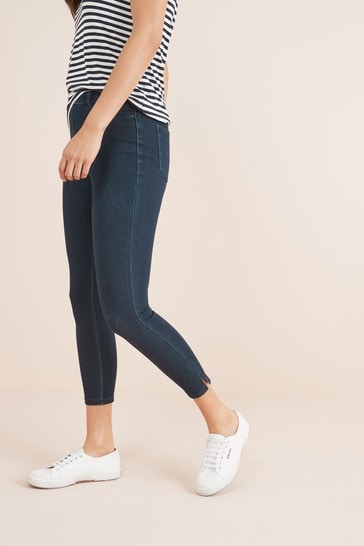 Next cropped best sale jersey denim leggings