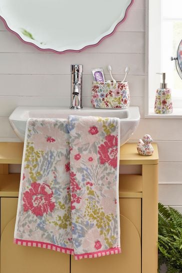 Multi Floral Towel 100% Cotton