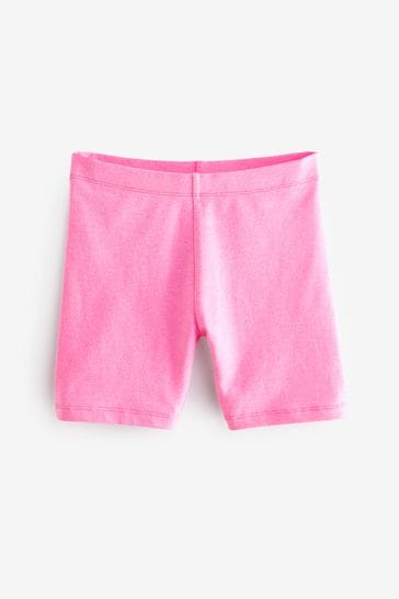 Pantalones cortos de ciclismo rosas de Fluro (3-16años)