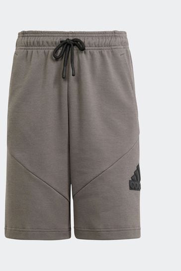 adidas Charcoal Grey Sportswear Future Icons Logo 8-Inch Shorts