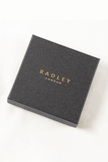 Buy Radley Ladies Silver Blue Tone Park Place Pale Stone Jumping