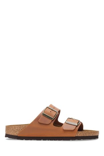 Birkenstock Brown Arizona Oiled Leather Sandals