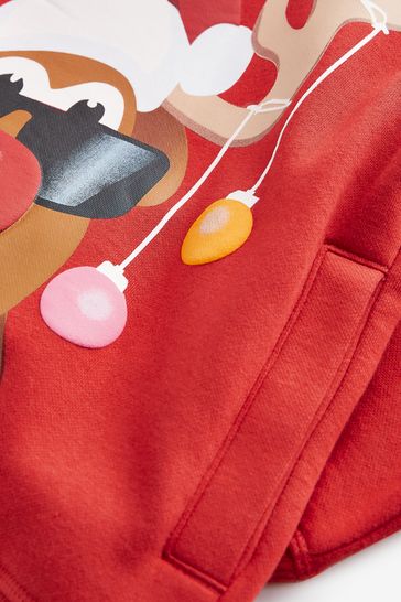 H&m reindeer outlet hoodie