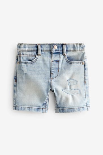 Light Blue Distressed Denim Shorts 3mths 7yrs