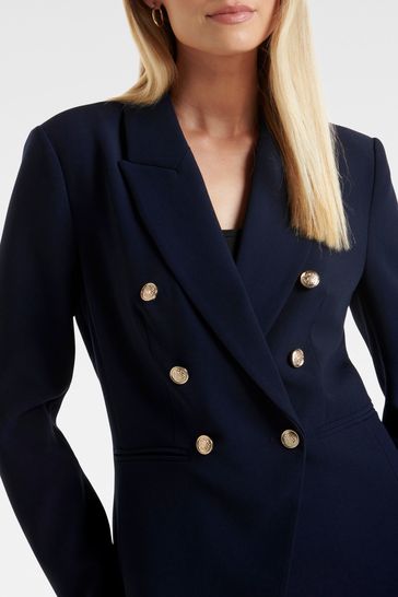Buy Forever New Blue Chloe Military Blazer from Next Germany
