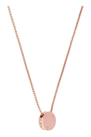 Ted Baker Rose Gold Tone Women Sebille: Crystal Pendant Necklace