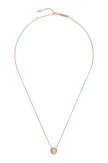 Ted Baker SEBILLE Silver Tone Crystal Pendant Necklace For Women