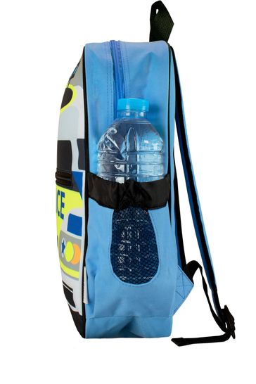 Buy Harry Bear Silver Boys Police Car Backpack from Next Bahrain