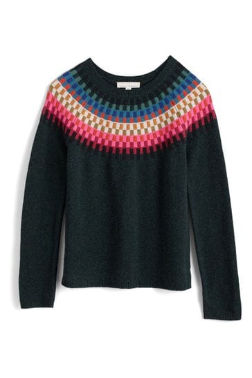 Boden agnes fair isle jumper sale