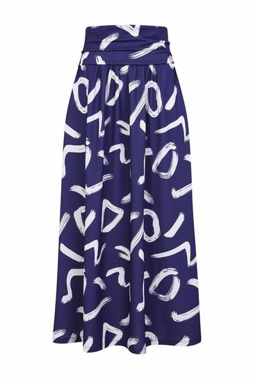roll top maxi skirt