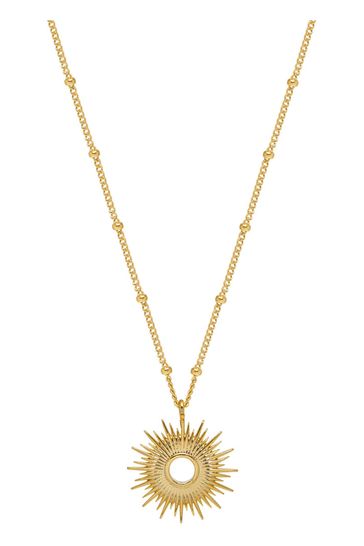 Buy Estella Bartlett Gold Tone Full Sunburst Necklace from Next