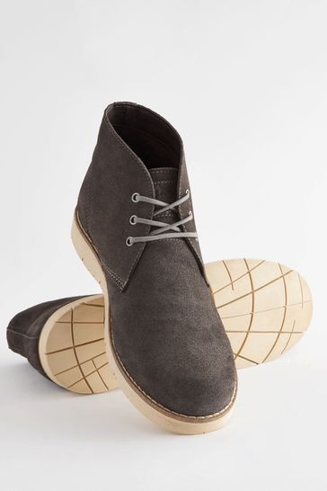 Mens gray chukka discount boots
