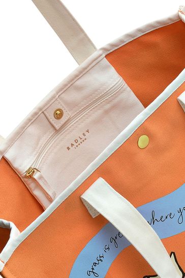 Radley orange top bag