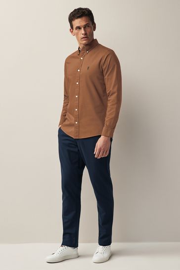 Tan discount dress shirt