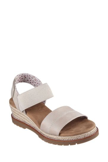 Skechers multi new arrivals gore slingback wedges