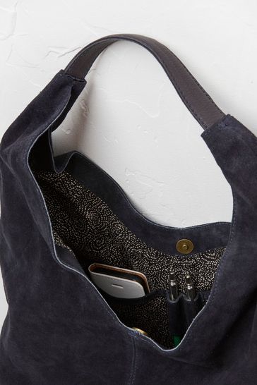 Buy FatFace Blue Hattie Scoop Hobo Bag from Next Luxembourg