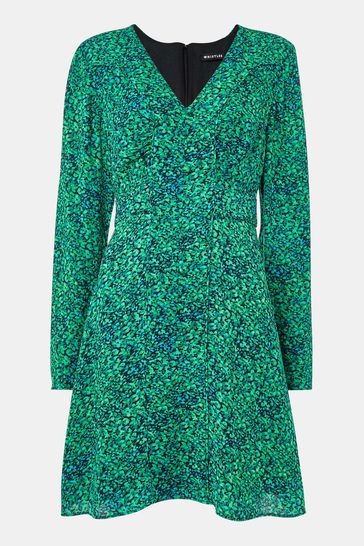 Whistles green wrap dress clearance