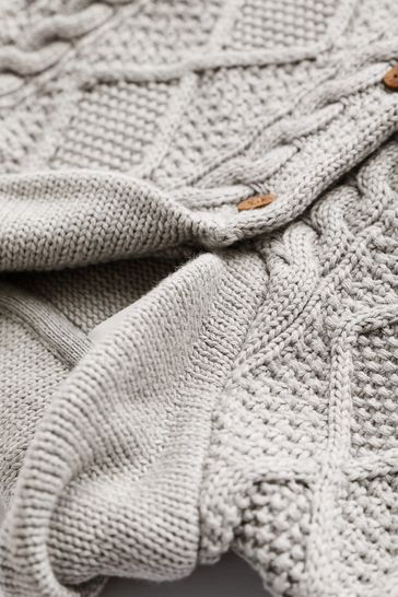 Baby cable discount knit cardigan