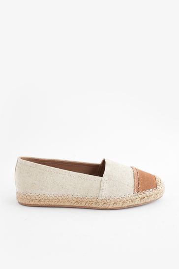 Neutral Forever Comfort® Toe Cap Espadrilles