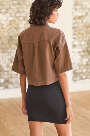 Uo jersey corduroy mini skirt shop