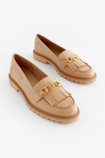 Camel Forever Comfort® Chain Trim Loafers