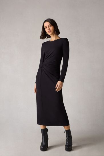 RO&Zo Petite Twist Detail Jersey Dress