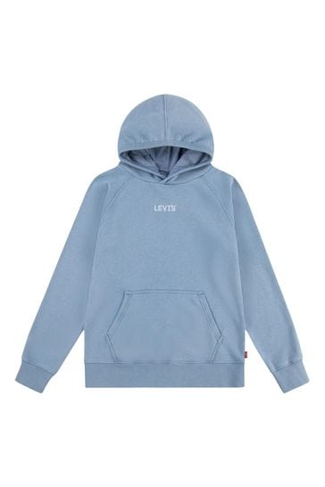 Levi's® Blue Contrast Stich Relaxed Hoodie