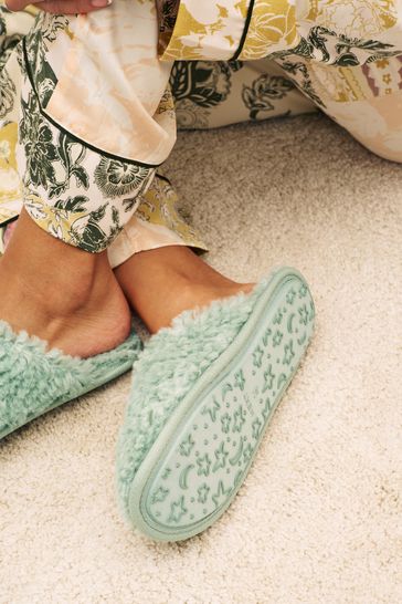 Sage best sale green slippers