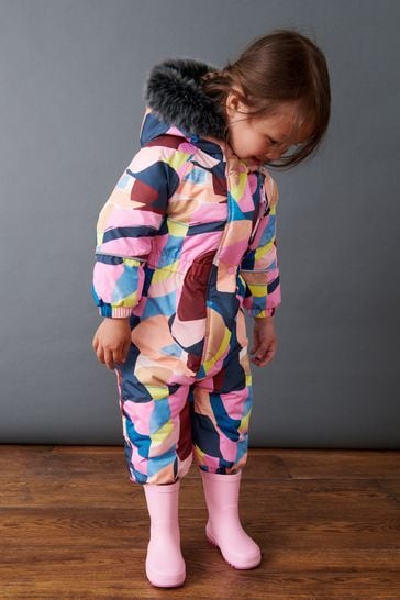 Buy Multi Shapes - Waterproof Printed Snowsuit (3mths-7yrs