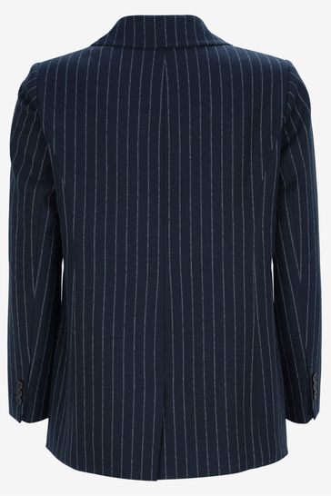 Mint Velvet Blue Pinstripe Blazer