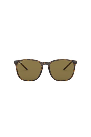 Ray-ban Clubmaster Rb3016 51mm Gender Neutral Square Sunglasses Copper  Gradient Flash Lens : Target