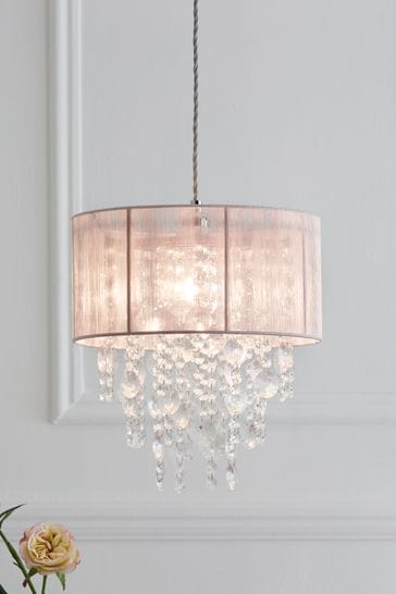 Buy Pink Palazzo Easy Fit Pendant Lamp Shade from Next USA
