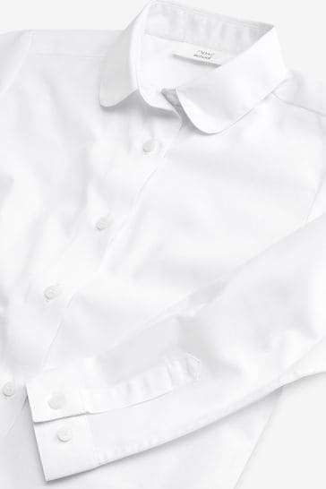 White button up best sale long sleeve shirt