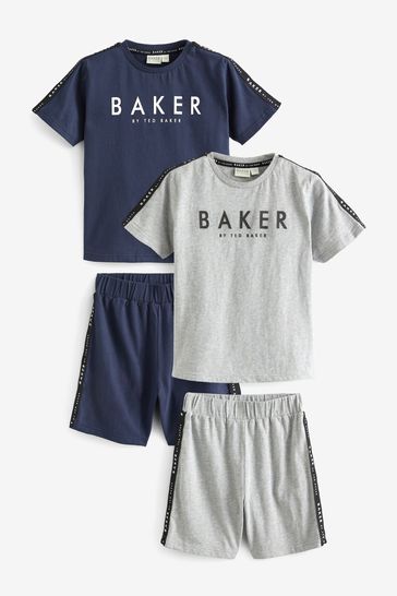 Baker by Ted Baker 2 Pack Pyjamas Set