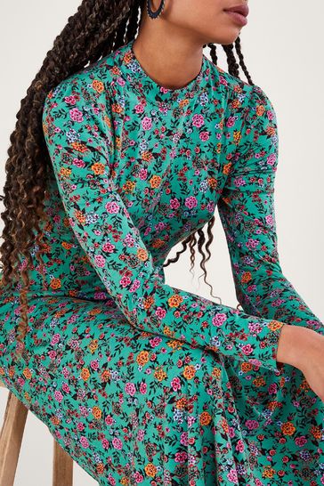 Monsoon ditsy hot sale print dress