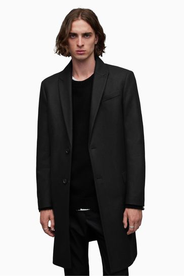 AllSaints Black Jemison Coat