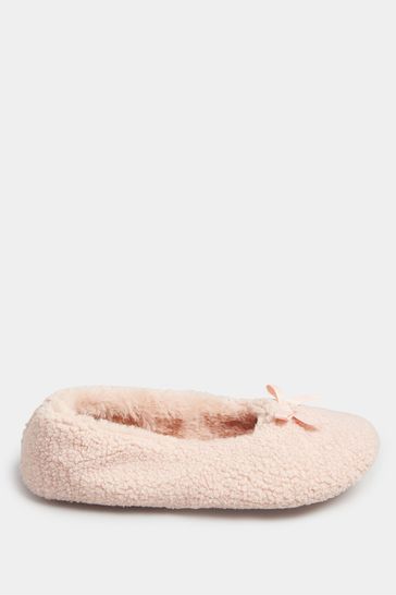 Fuzzy shop ballerina slippers