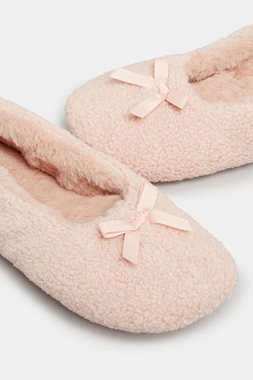 Fuzzy best sale ballet slippers