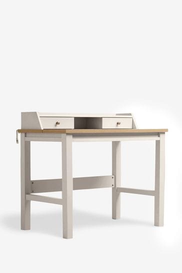 Cream Malvern Oak Effect Storage Desk