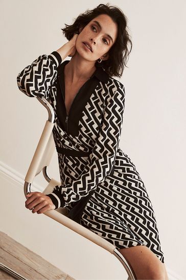 Mint velvet striped dress top