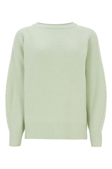 Green sale velvet jumper