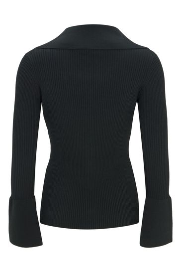 Velvet polo cheap neck